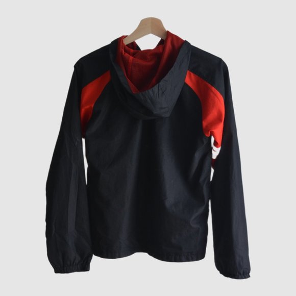 Vintage Adidas Tracksuit Nylon Jacket – Red & Black, Size S, Retro Sportswear - Picture 3 of 3